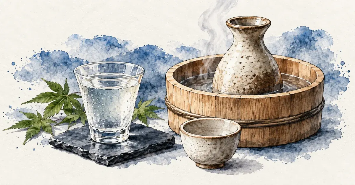 日本酒の温度帯10段階｜雪冷え5度から飛び切り燗55度まで、名称と味わいの変化のアイキャッチ画像
