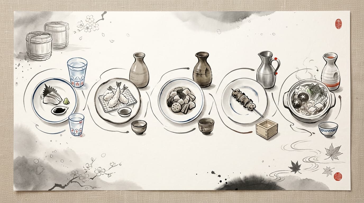 温度×料理ペアリングマトリクス