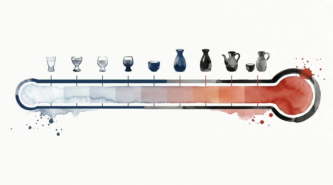 温度帯10段階の名称チャート