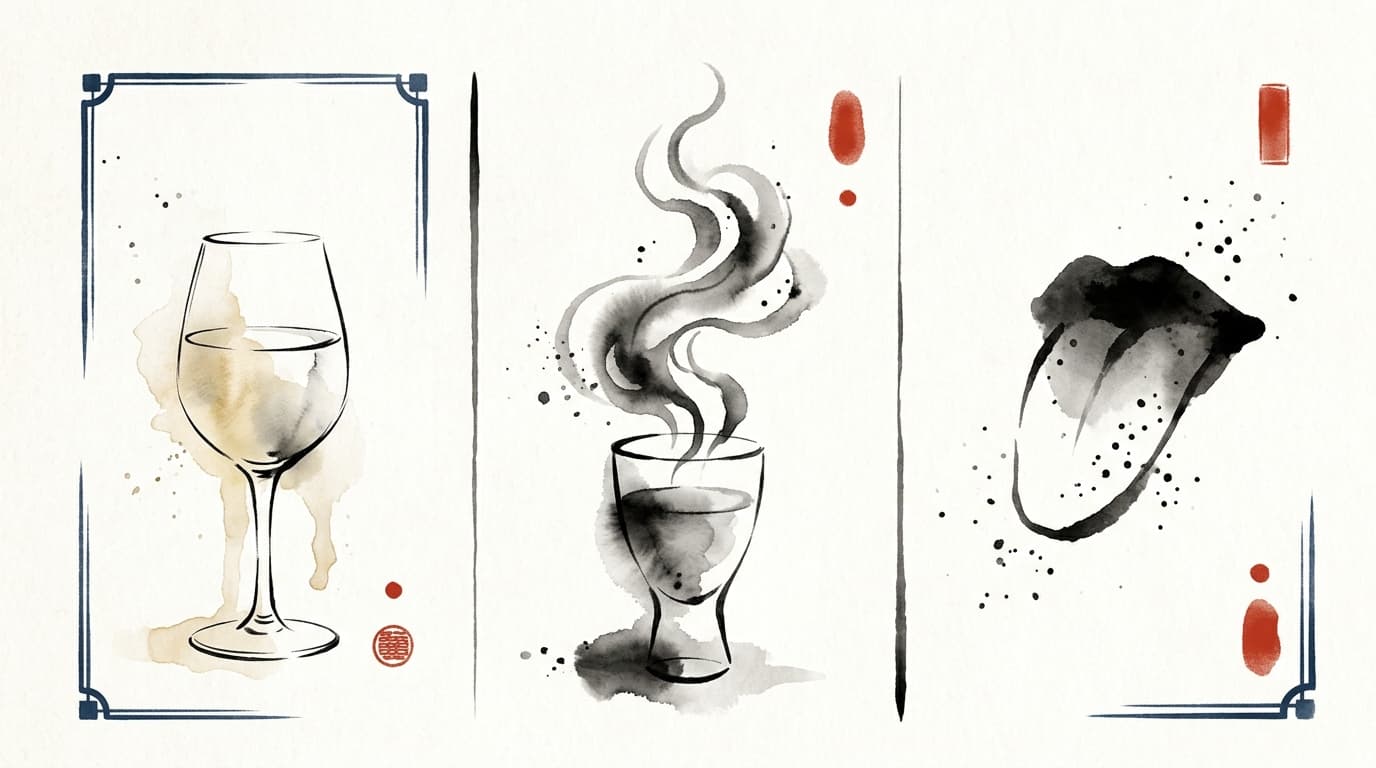 テイスティングの3軸フレームワーク