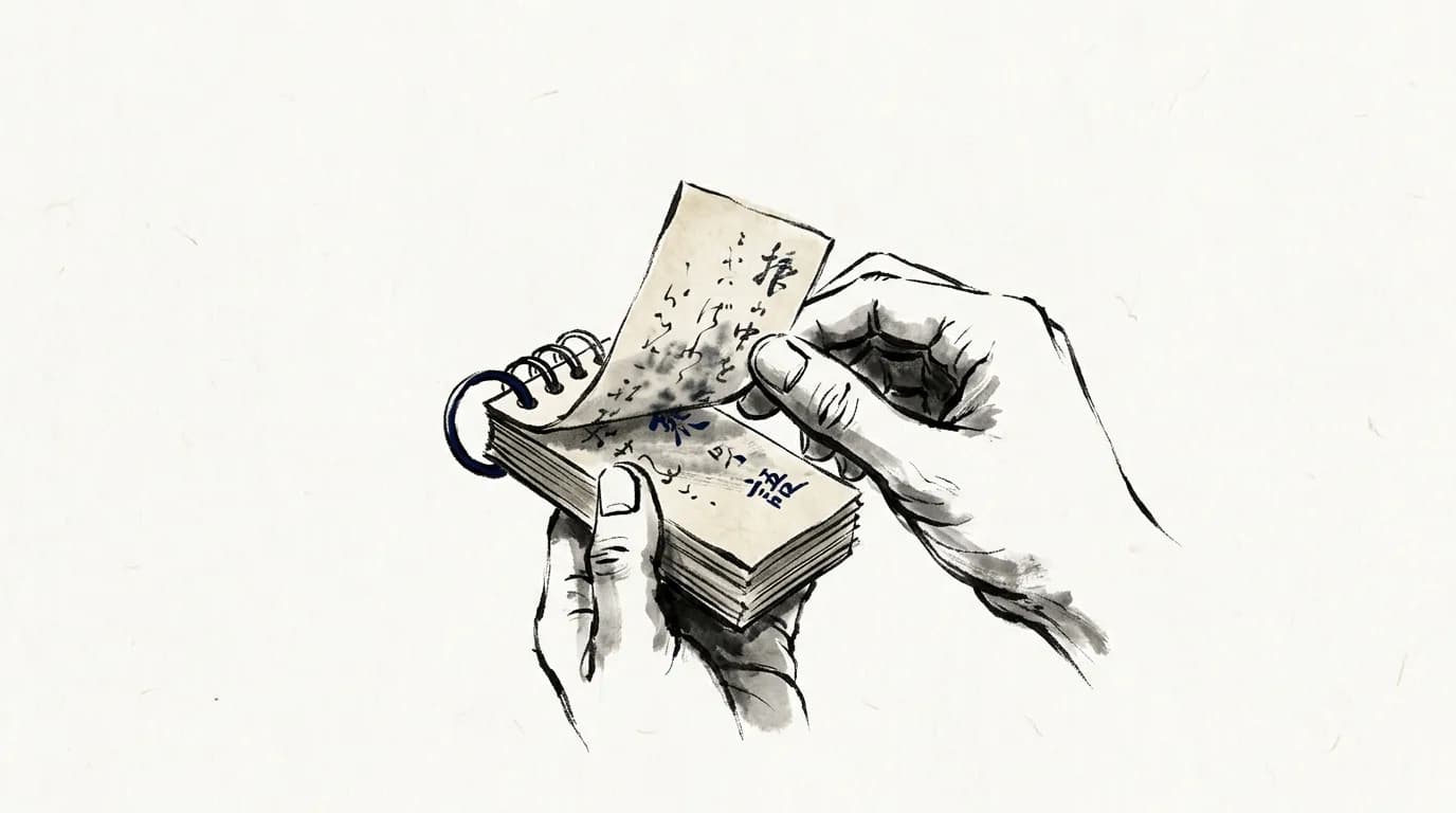 1問1答の暗記カード形式